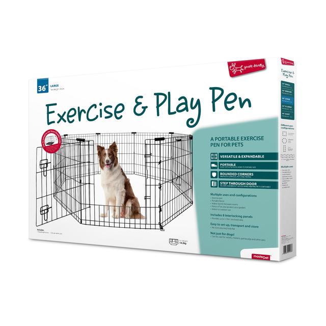 Yours Droolly Exercise Pen with Door 36