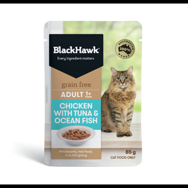 Black Hawk Cat Chicken Tuna Fish 85g