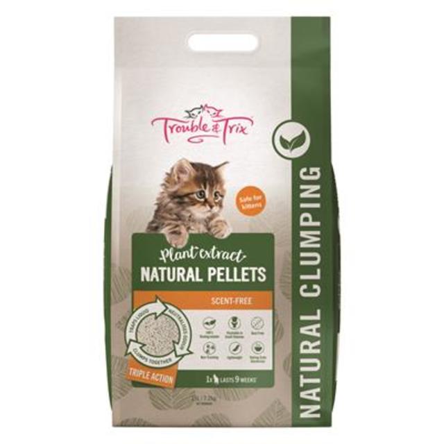 Trouble and Trix Cat Litter Natural