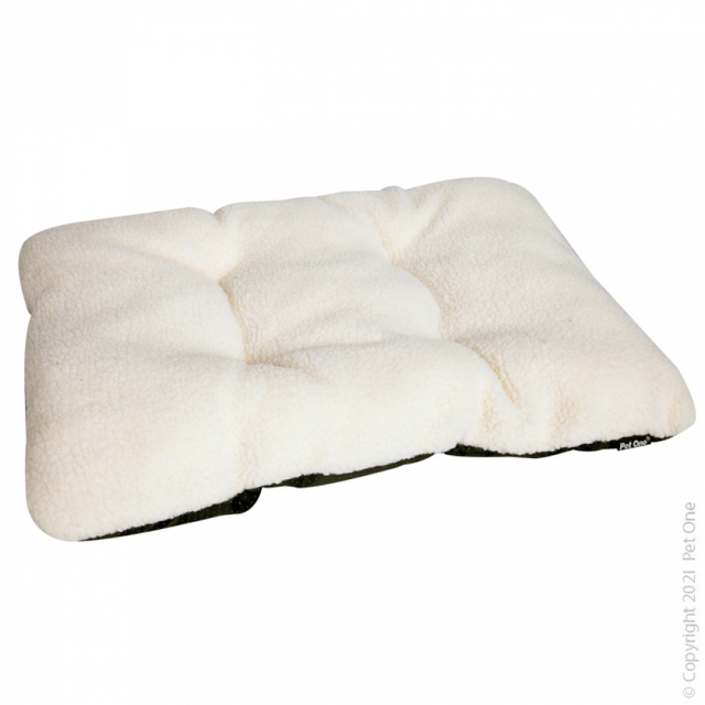 Pet One Bedding - Cushion Rectangular Sheepskin Replica 59x43cm