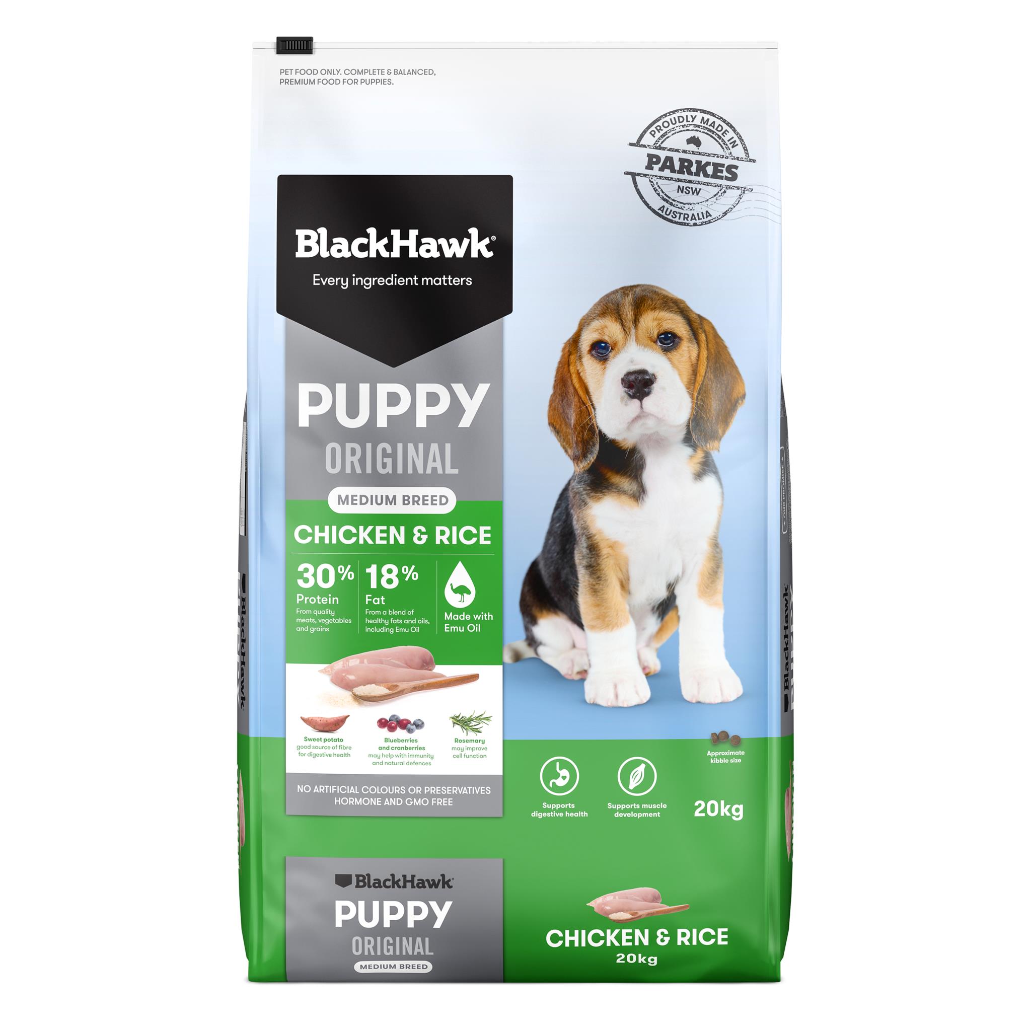 Black hawk puppy large breed 20kg 2025