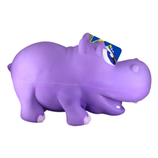 Hartz purple hippo dog deals toy