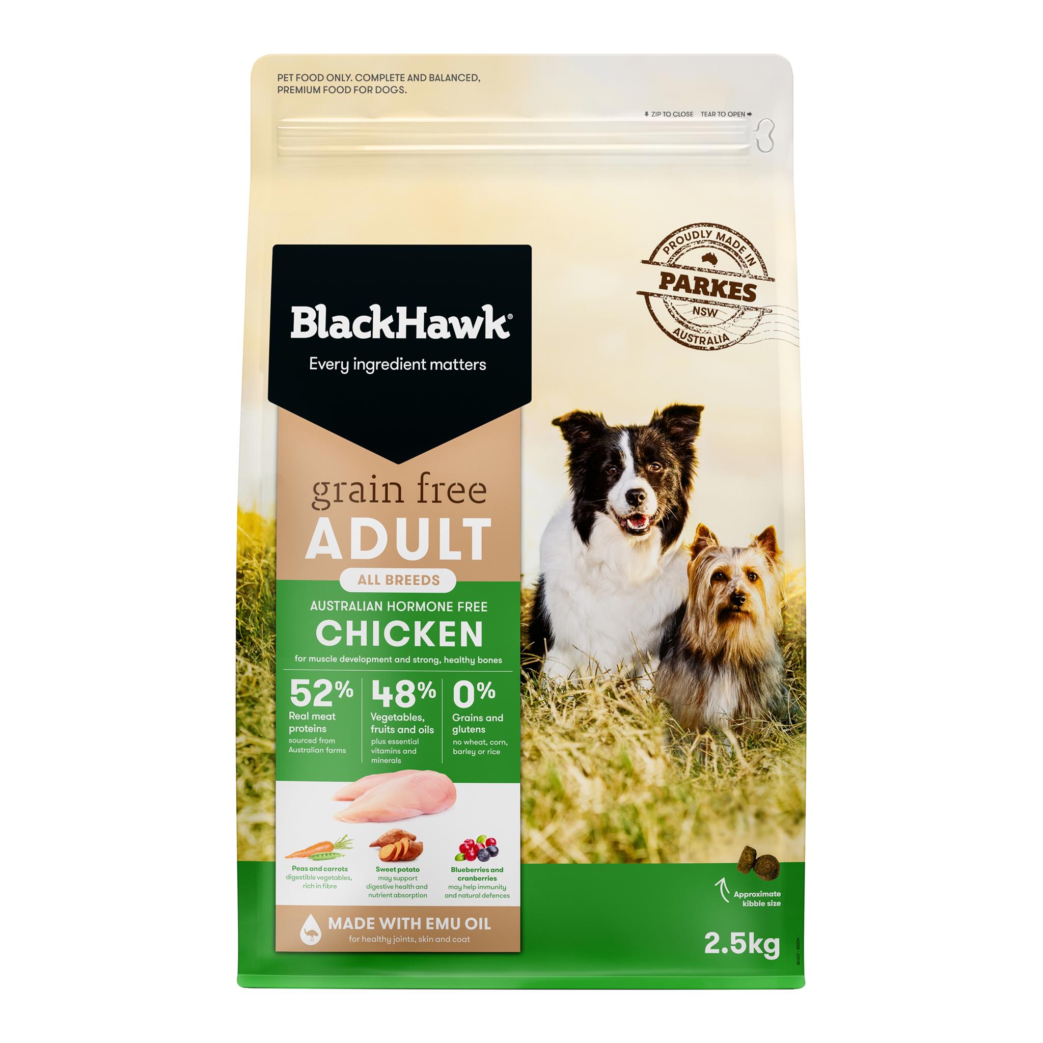 Black Hawk Dog Grain Free Chicken 7kg