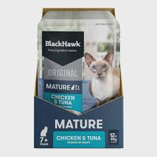 Black Hawk Original Cat Mature Chicken/Tuna/Gravy 85g
