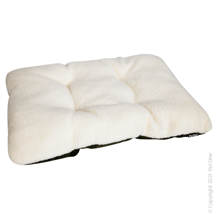 Pet One Bedding - Cushion Rectangular Sheepskin Replica