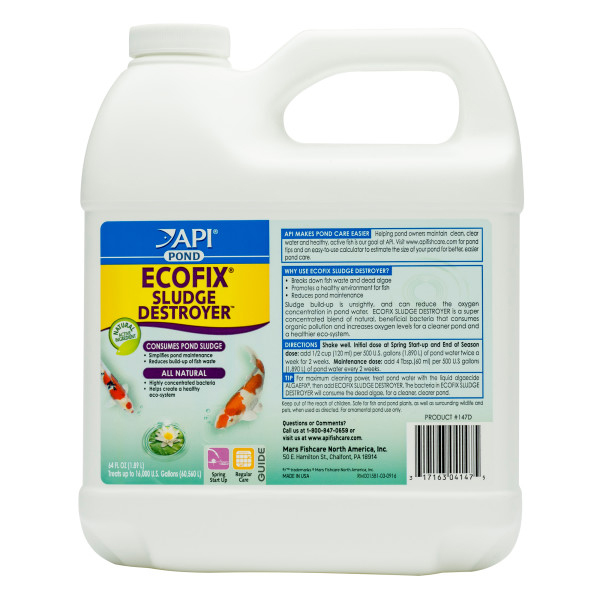 API Pond Ecofix Sludge Destroyer 1.89L DATED