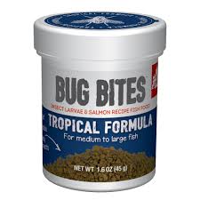 Bug Bites Tropical Fish Formula Medium to Large Fish 45g DATED