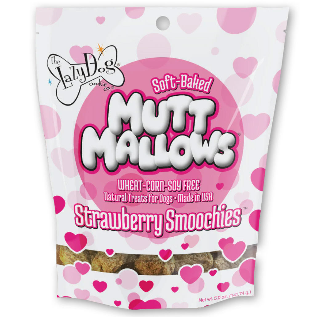 Lazy Dog Mutt Mallows Strawberry Smoochies 141g
