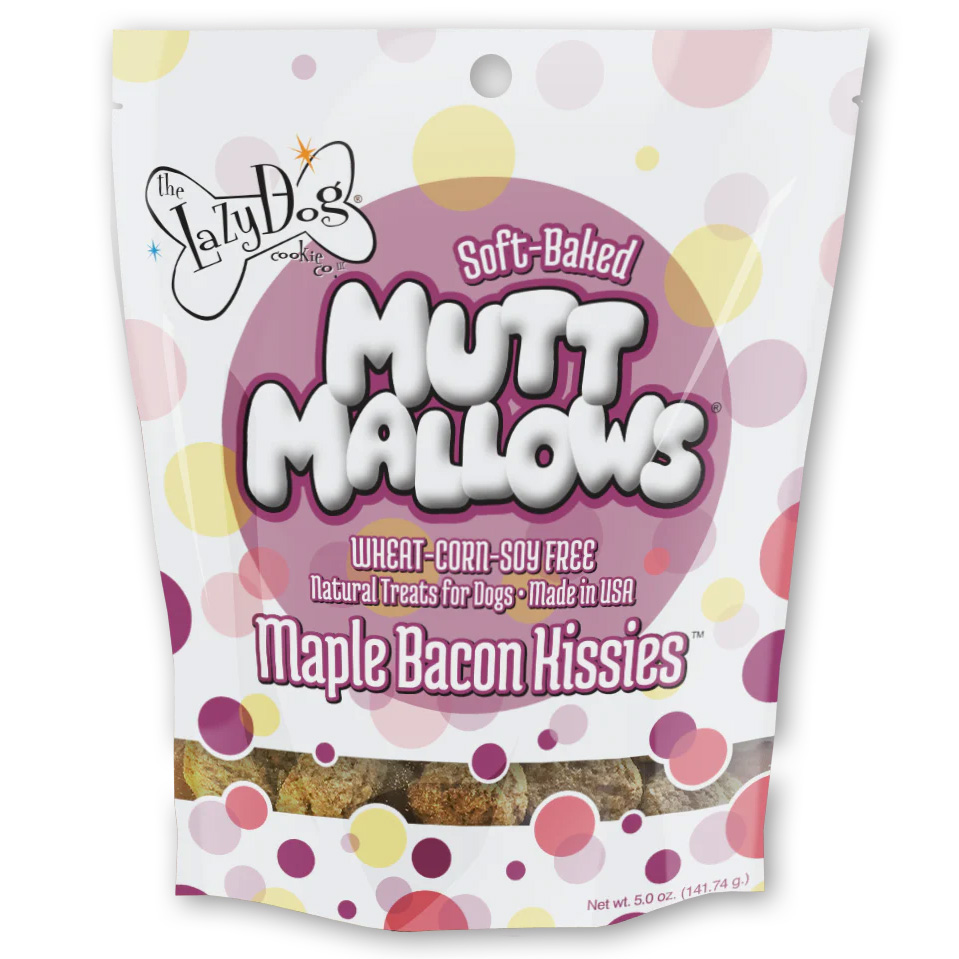 Lazy Dog Mutt Mallows Maple Bacon Kissies 141g