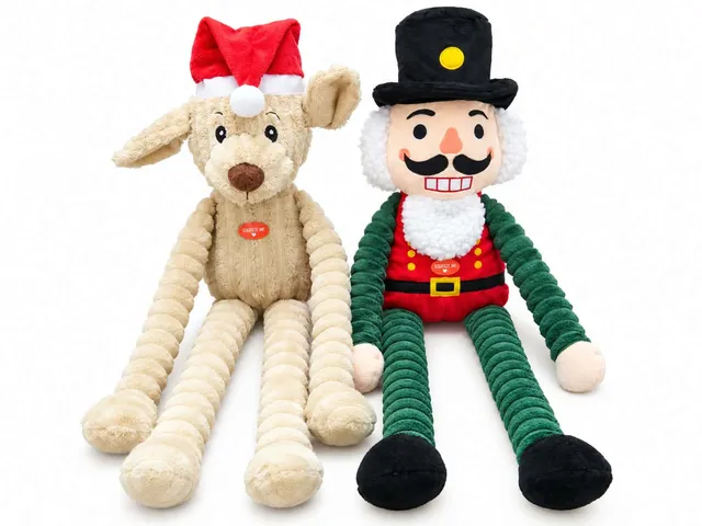 PWP Christmas Muttley Dog with Santa Hat 60cm