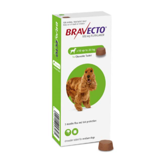 Bravecto Chewable For Medium Dogs 10-20kg