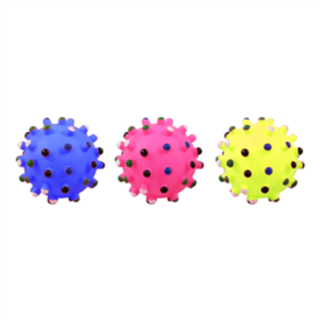 Pawise Vinyl Spiky Dot Ball Large
