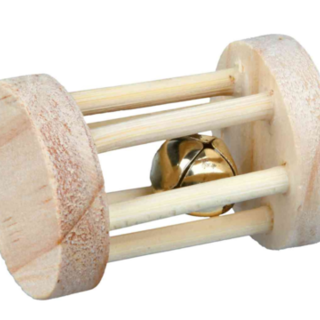 Wooden Playing Roll for small animals 7cm