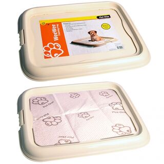 Pet One Wee Wee Training Pad 65x55cm Tray