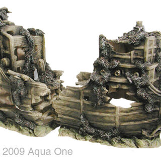 Aqua One Shipwreck Ornament in 2 pieces - Large
