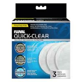 Fluval Quick-Clear for FX2/FX4/FX5/FX6 Canister Filter, 3-Pack