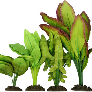 Aqua One Silk Plant - 4pk Mix 5