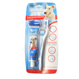AFP Sparkle - Combo Pack - Brush, Finger Brush and Peanut Butter Toothpaste