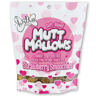 Lazy Dog Mutt Mallows Strawberry Smoochies 141g