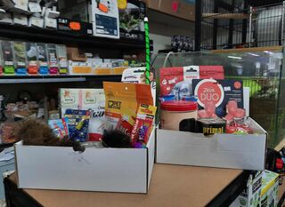 Be in to win a cat or dog goodie basket
