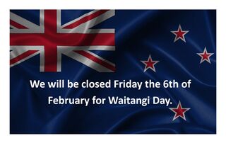 Closed Waitangi Day