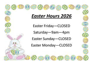Easter Hours 2026